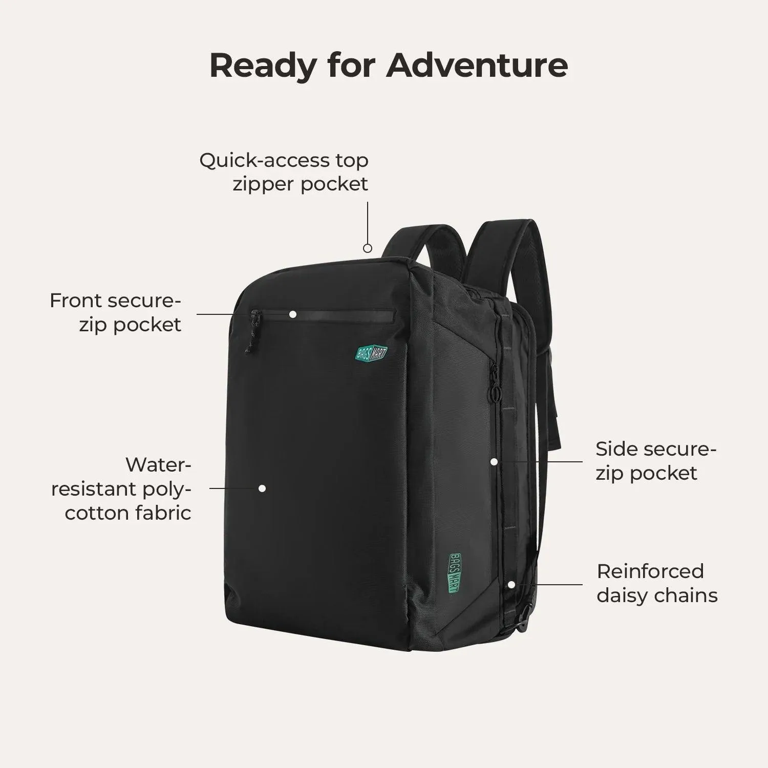 (FREE GIFT) Paz 43L Duffle Backpack - Image 32