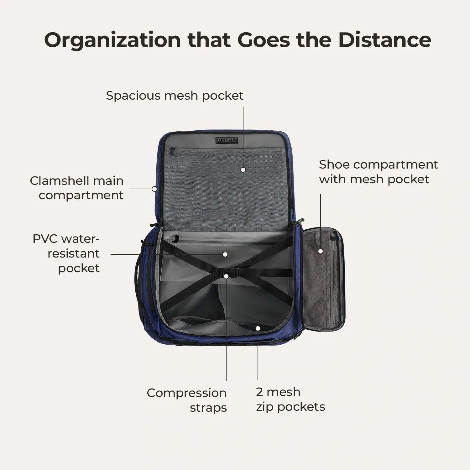 (FREE GIFT) Paz 43L Duffle Backpack - Image 57