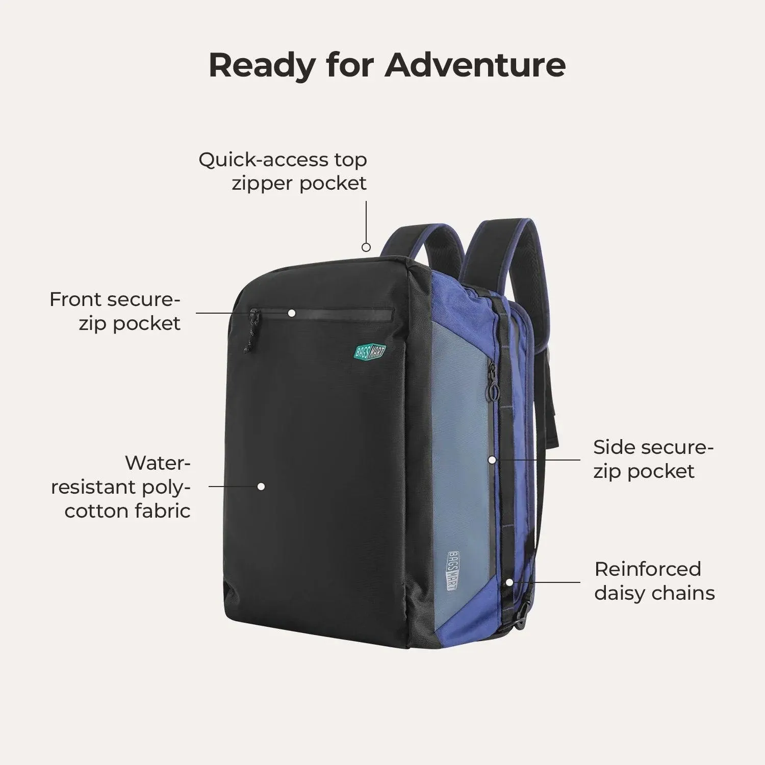 (FREE GIFT) Paz 43L Duffle Backpack - Image 59